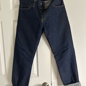 Men's Carhartt WIP blue selvedge denim jeans